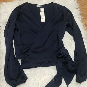Anthropologie Tops - Anthropologie The Odells Marin Wrap Blouse Anthropologie Tops - Anthropologie The Odells Marin Wrap Blouse